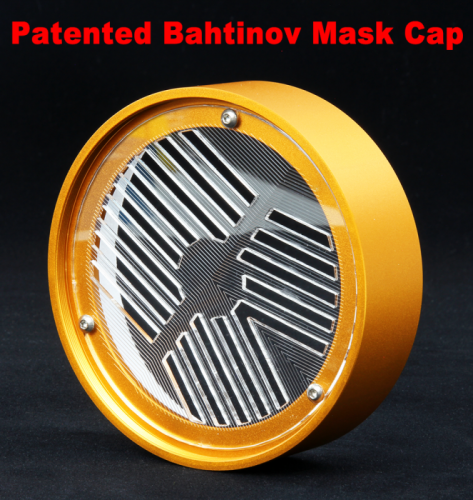 William Optics Bahtinov Mask Cover for WO 102 & 103 Series Telescopes Gold